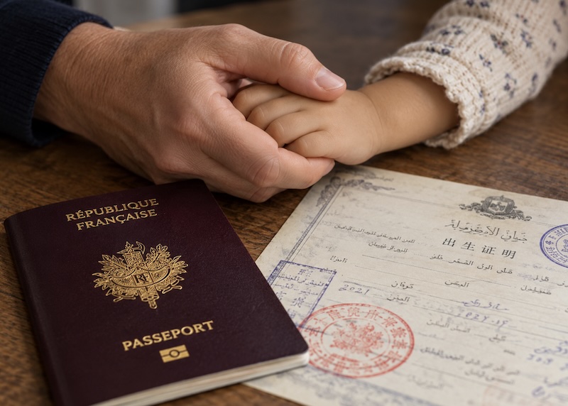Enfant né à l'étranger d'un père français&nbsp;: faire reconnaître sa filiation et sa nationalité